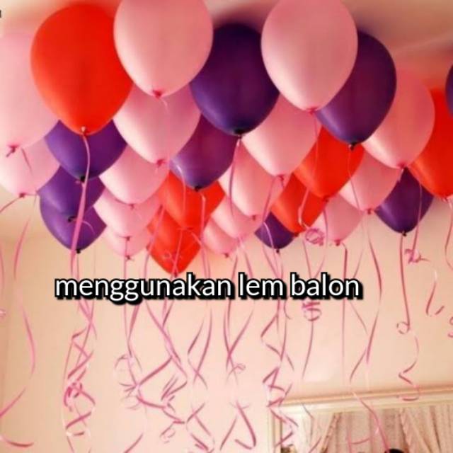 Lem Balon (100 dots) / Perekat Balon Ballon Glue Dots