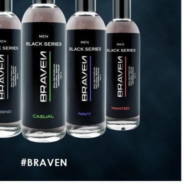 ✲ Braven Black Eau De Parfum 100ml - Parfum Pria ☚