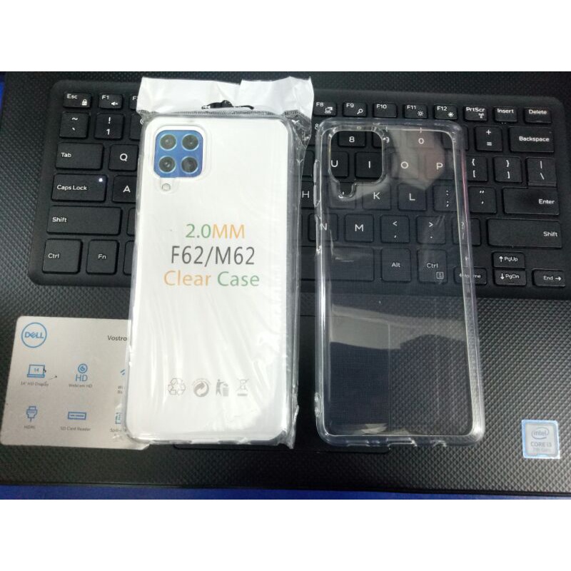 Samsung F62/M62 clear case clear tebal