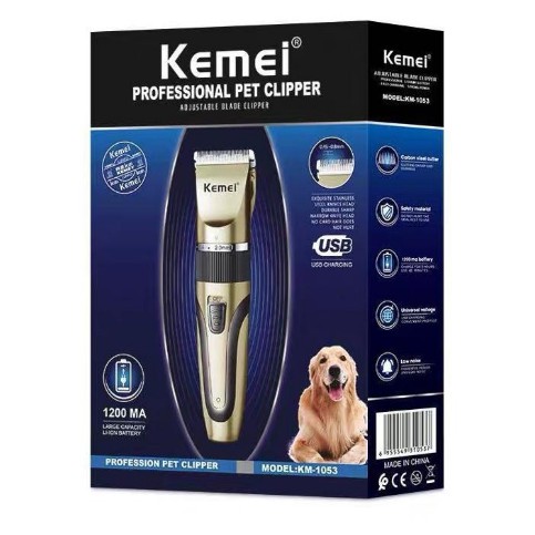 Pet Clipper / Alat Cukur Bulu Kucing / Pencukur Bulu Kucing / Alat Cukur Kucing / Cukur Bulu Kucing / KM-1051-6