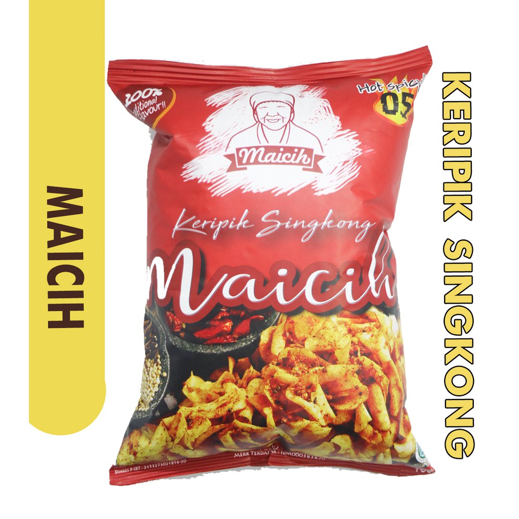 

[FREE BUBBLE WRAP] Keripik Maicih logo hadap Depan