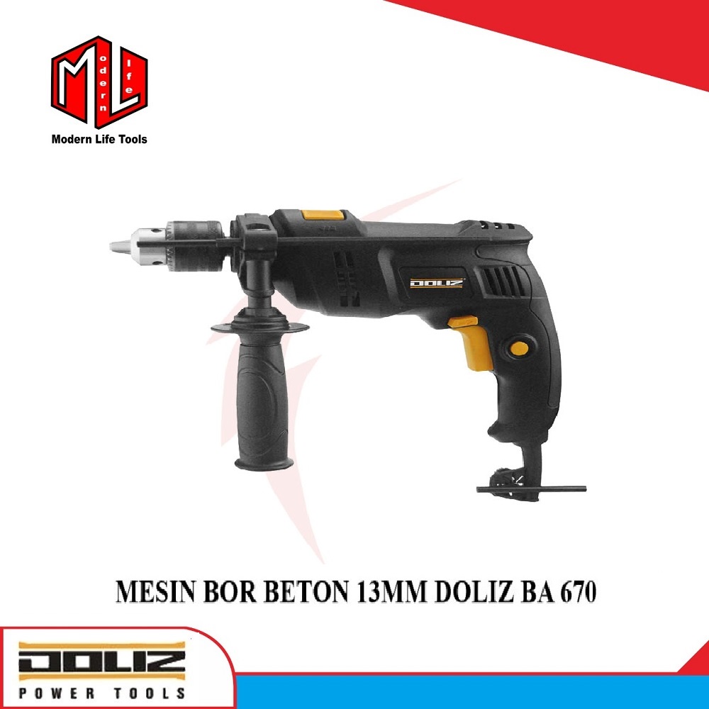 Mesin Bor Tembok Beton Doliz BA 670 Hammer Drill Impact Doliz BA670