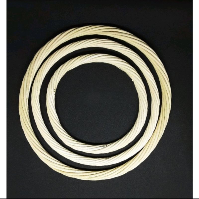 Jual Ring Rotan Plintir Macrame Rotan Buket Natal Lingkaran Shopee Indonesia