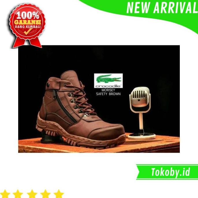Nikmati Sepatu Boots Pria Safety Tracking Gunung Caterpilar Caterpillar Ori Berkualitas