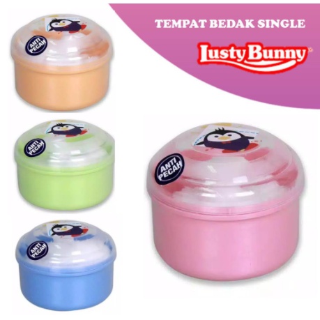 Tempat Bedak Bayi Lusty Bunny Single/Tempat Bedak Bayi Murah/Tempat Bedak Bayi Single