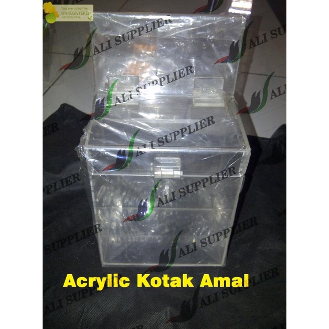 Acrylic Kotak saran / Akrilik Kotak Amal