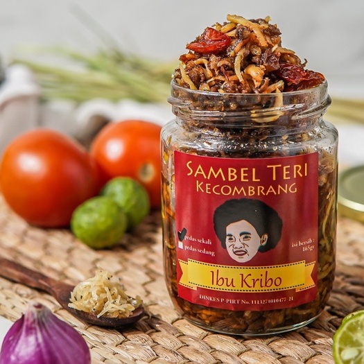 

RK60 SAMBEL TERI KECOMBRANG Sambal Ibu Kribo Khas Bogor (Pedas Sedang)