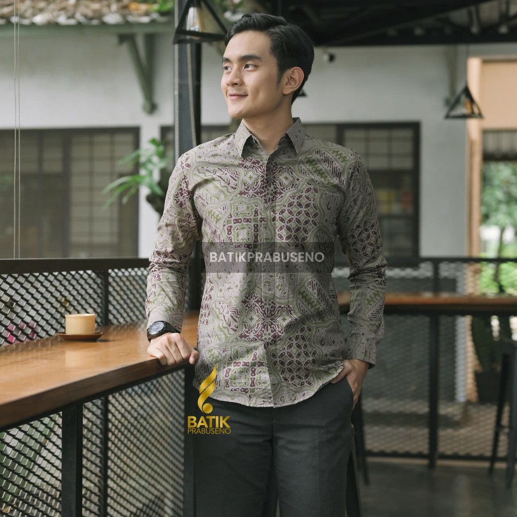 Jagad Rumeksa Kemeja Batik Branded Anak Muda Dewasa Lengan Panjang Slimfit Original Asli Prabuseno H