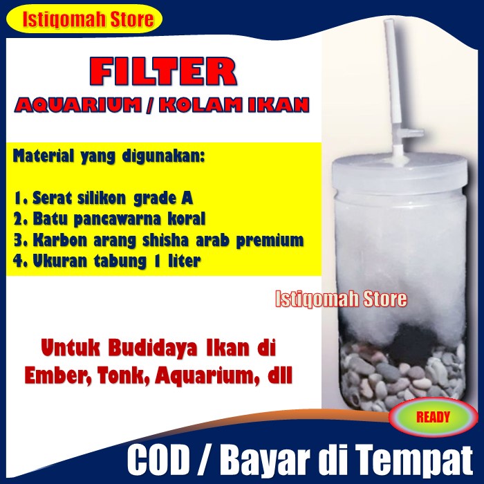 PROMO COD Paket Si Budi Ember FK 5 Produk (Probiotik Plus, Booster FK, Obat Ikan, Obat Hiu FK dan Filter Aerator) MURAH TERLARIS