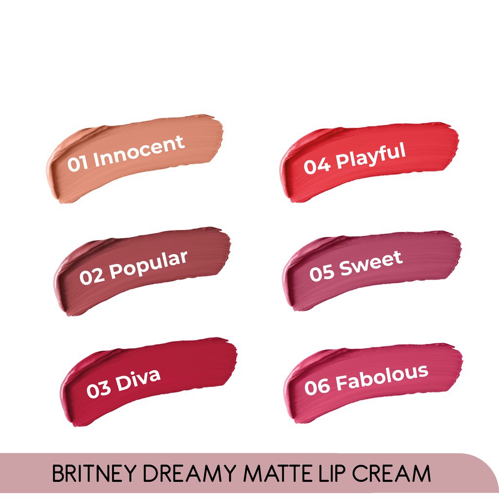 Purbasari Britney Dreamy Matte Lip Cream