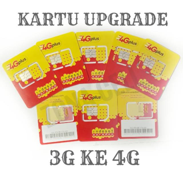 KARTU UPGRADE INDOSAT 3G KE 4G