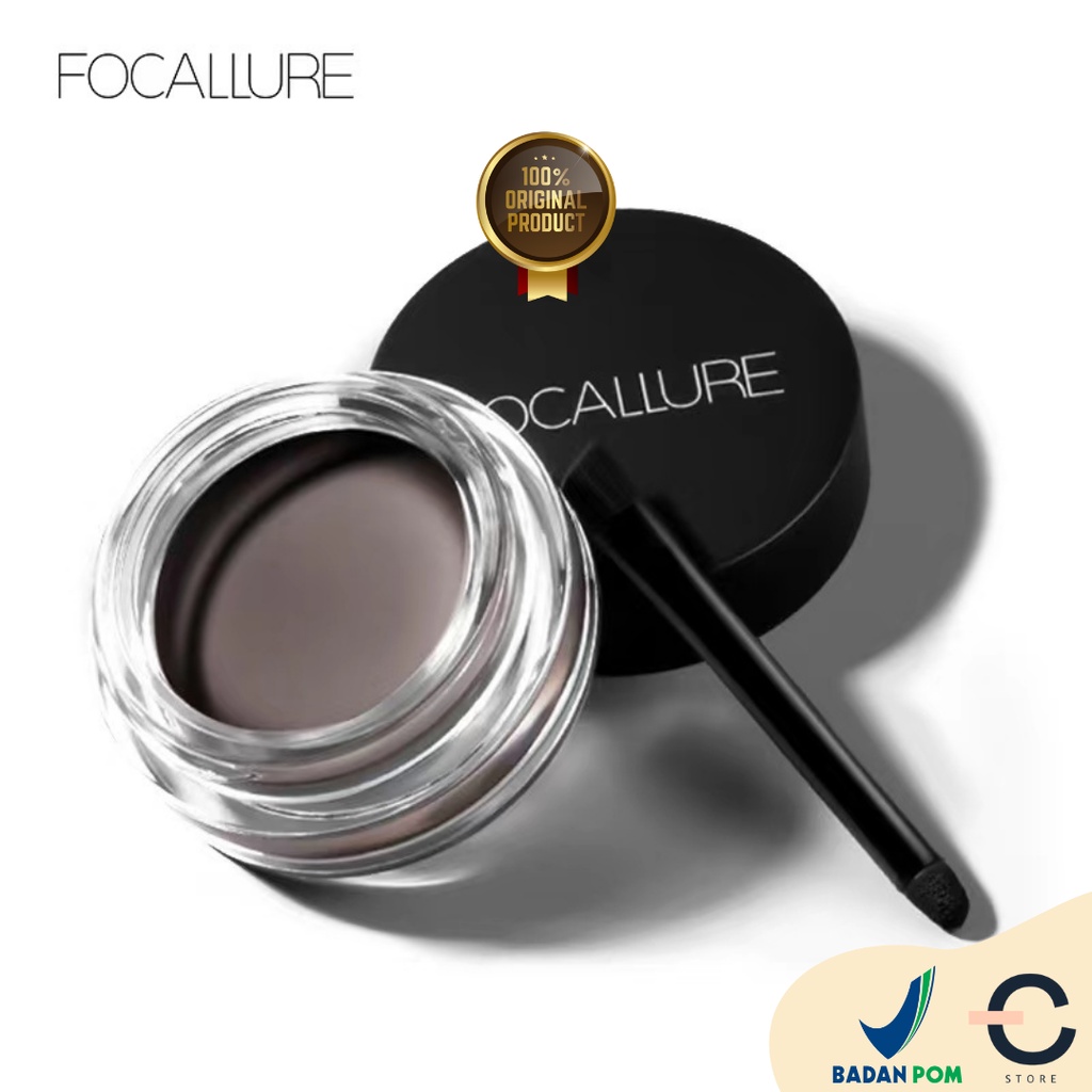 [ORI BPOM] FOCALLURE Eyebrow Cream Gel waterproof Pensil Alis | FOCALLURE Brows Gel Cream | Eyebrow Gel | Kosmetik Mata Waterproof FA23
