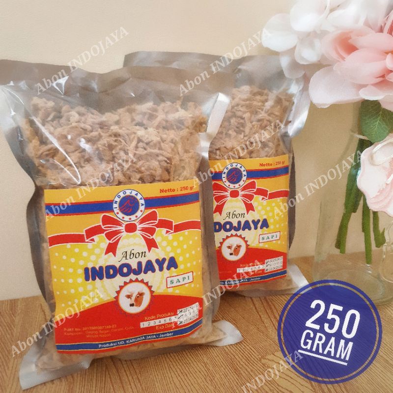 

Abon Sapi INDOJAYA Crispy no MSG