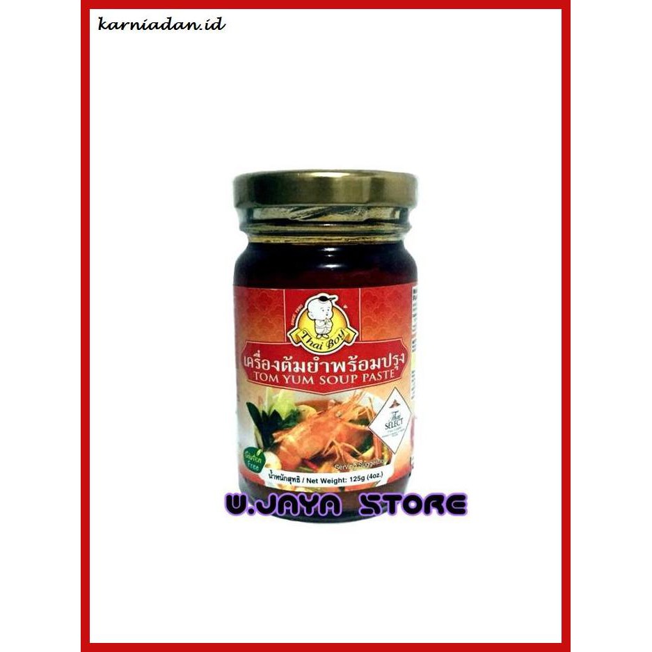 

gnidderdsaus- thai boy tom yum soup paste 125g -asliiiiii.