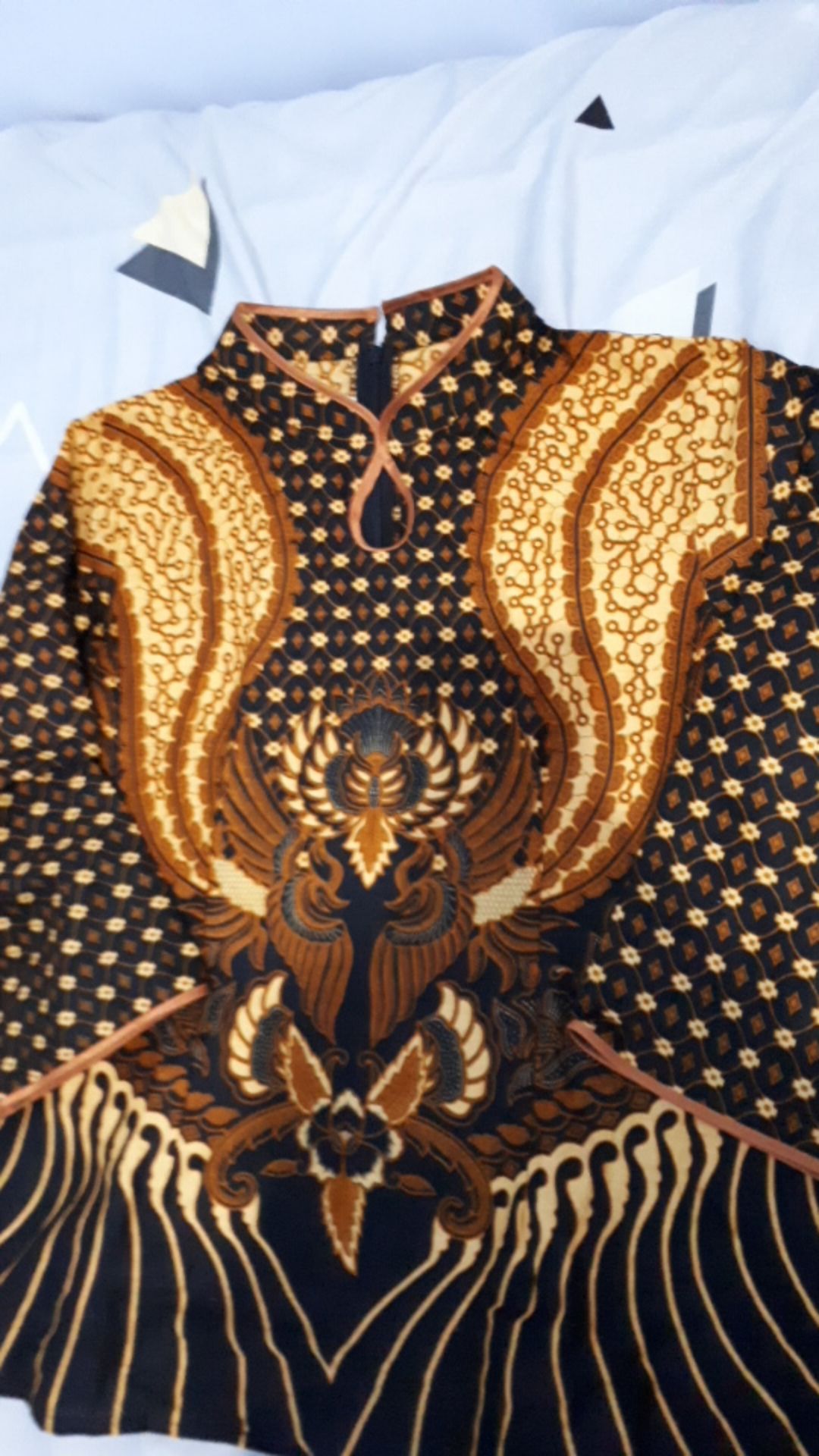 Blouse Batik Wanita Atasan Lengan 7/8 Dablong