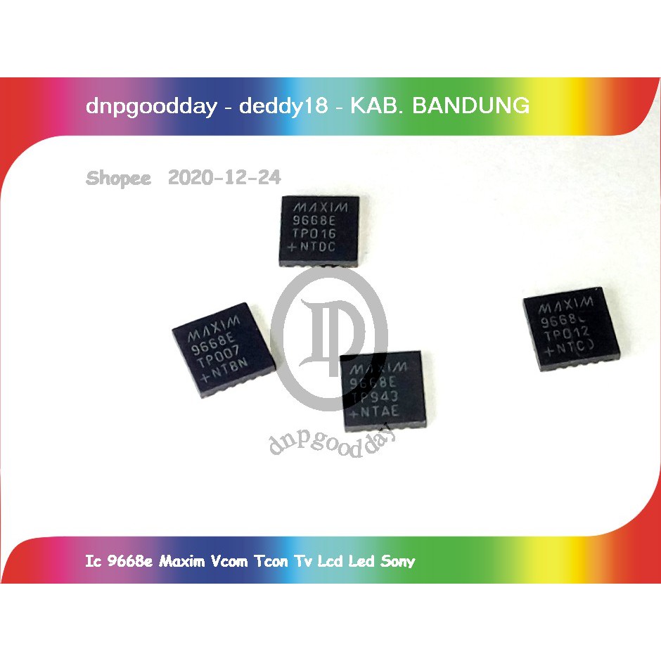 Ic 9668e Maxim Vcom Tcon Tv Lcd Led Sony