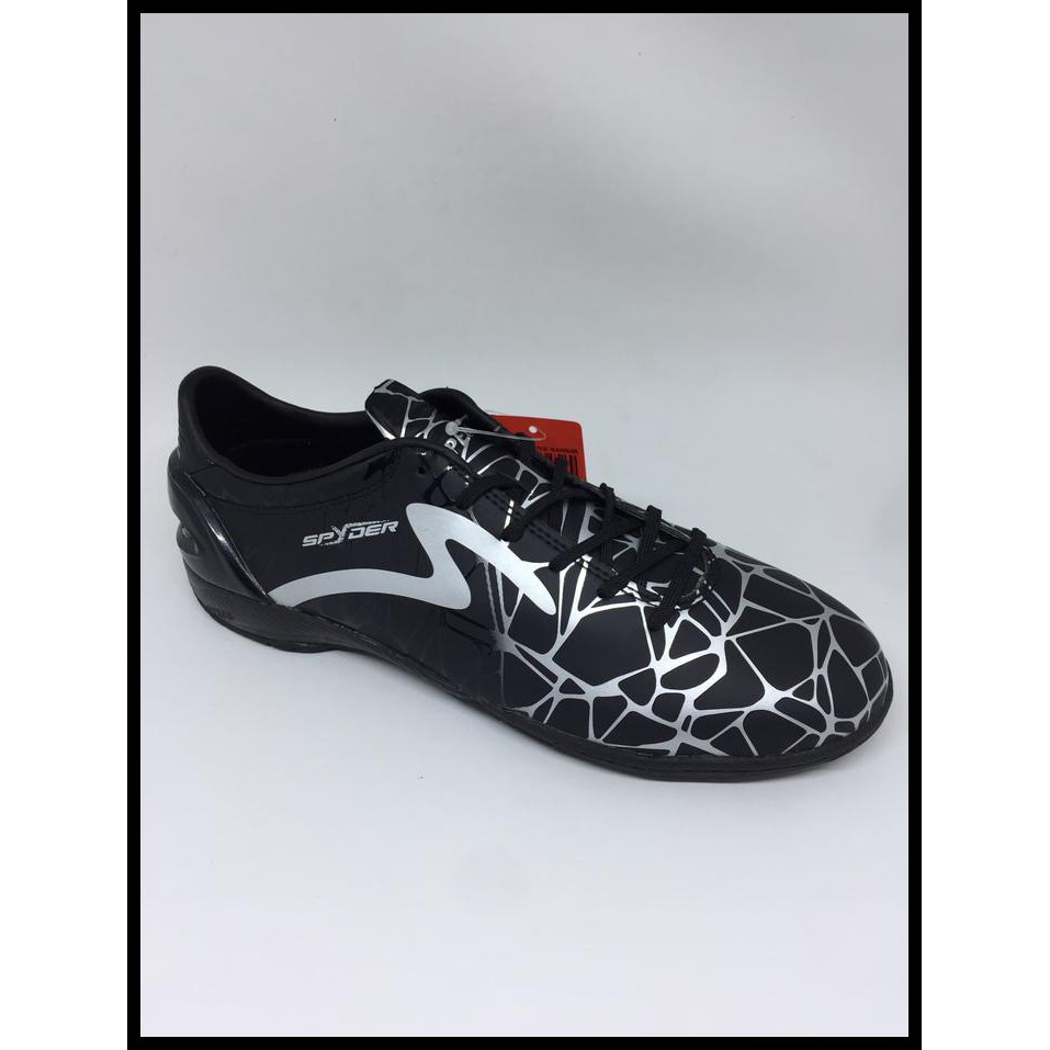 Opends Sepatu Futsal Specs Accelerator Spyder Se Black Silver Original 2018