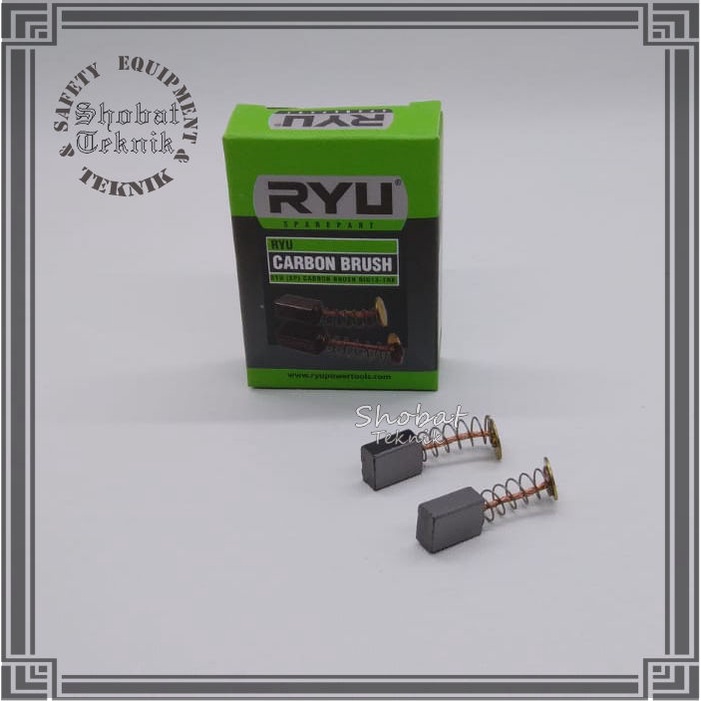 Carbon Brush CB Bor 13 mm RYU RID13-1RE Arang Spul Bor