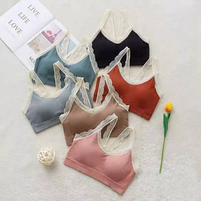 Zeeunderwear / eliza bralette / bra tanpa kawat / tanktop / cd