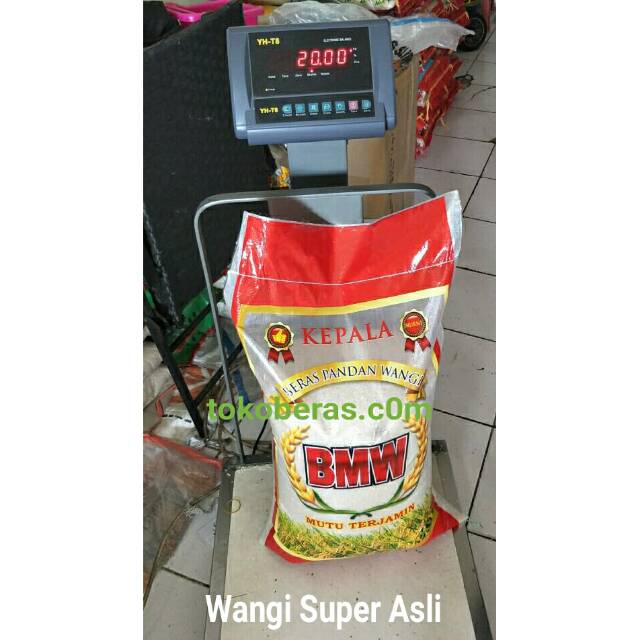 

Beras BMW pandan wangi super kemasan merah 20 kg - GOSEND