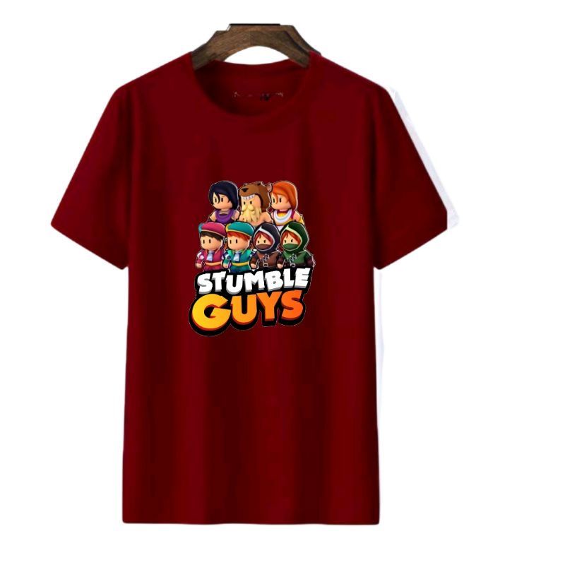 Baju Kaos  Atasan Anak Stumble Guys skin Terbaru (s7) untuk Anak Laki laki dan perempuan/Remaja