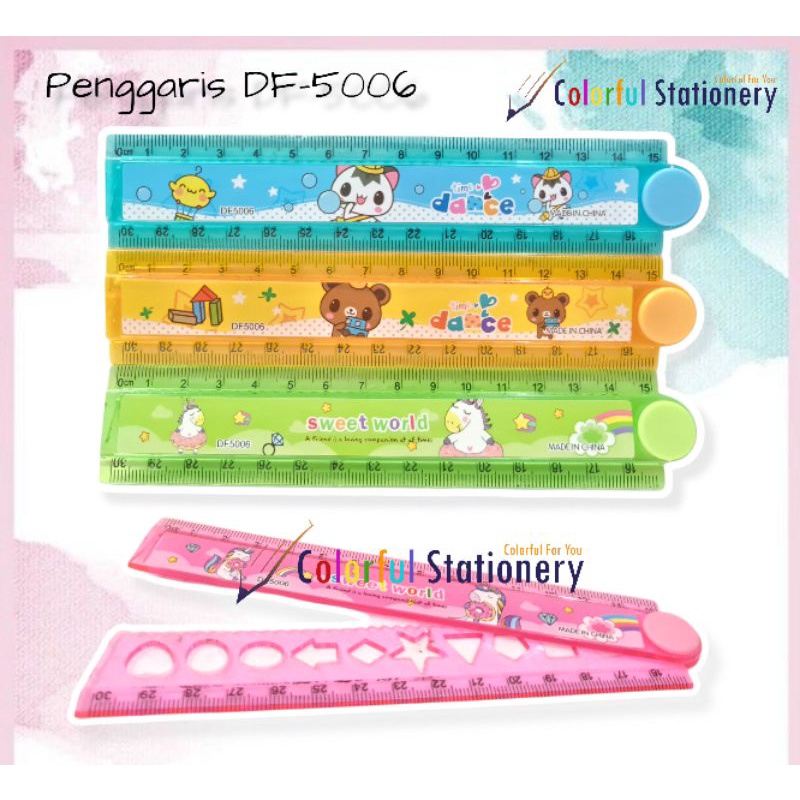 

Penggaris Fancy DF 5006 + Cetakan 30cm (pcs)