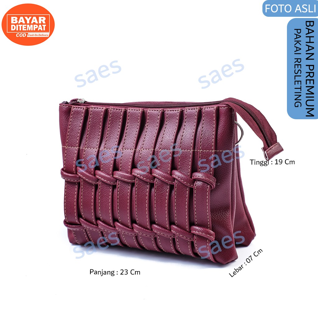 2023 4.4 New Fashion Tas Selempang Untuk Wanita Multi Saku Tas Bahu Travel Dompet Tas Kerja Murah Semanggi saes store 006