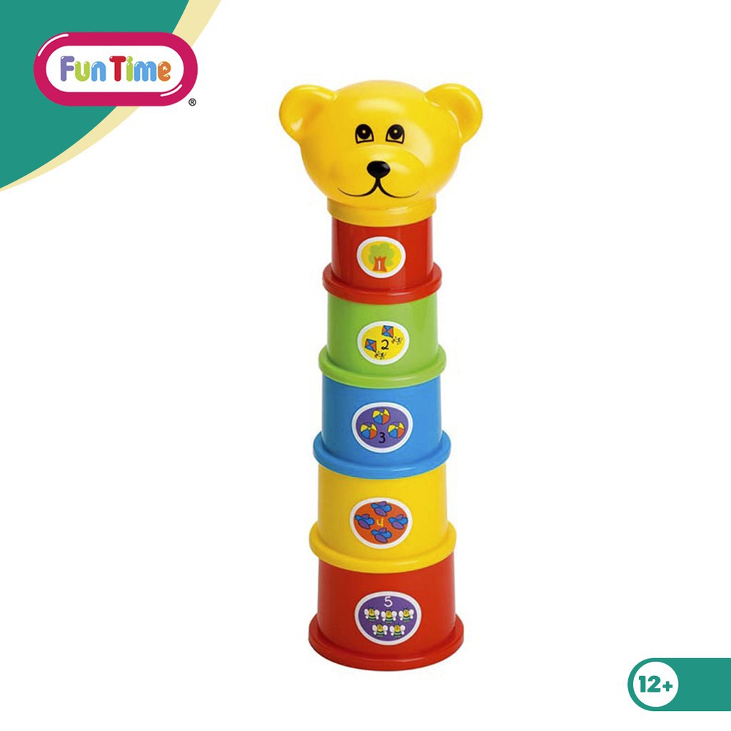 Funtime Teddy Stacking Cups FJ857