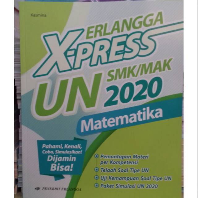 X Press Un 2020 Smk Mak Matematika Kunci Jawaban By Erlangga Shopee Indonesia