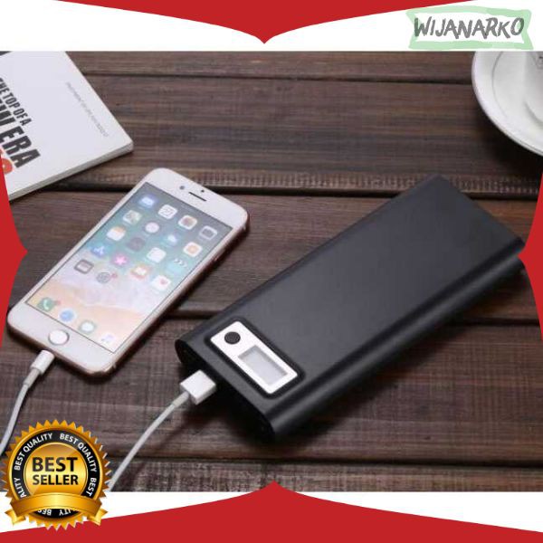 Casing / Case Power Bank USB Dual Output &amp; LCD 8x18650  CPB11