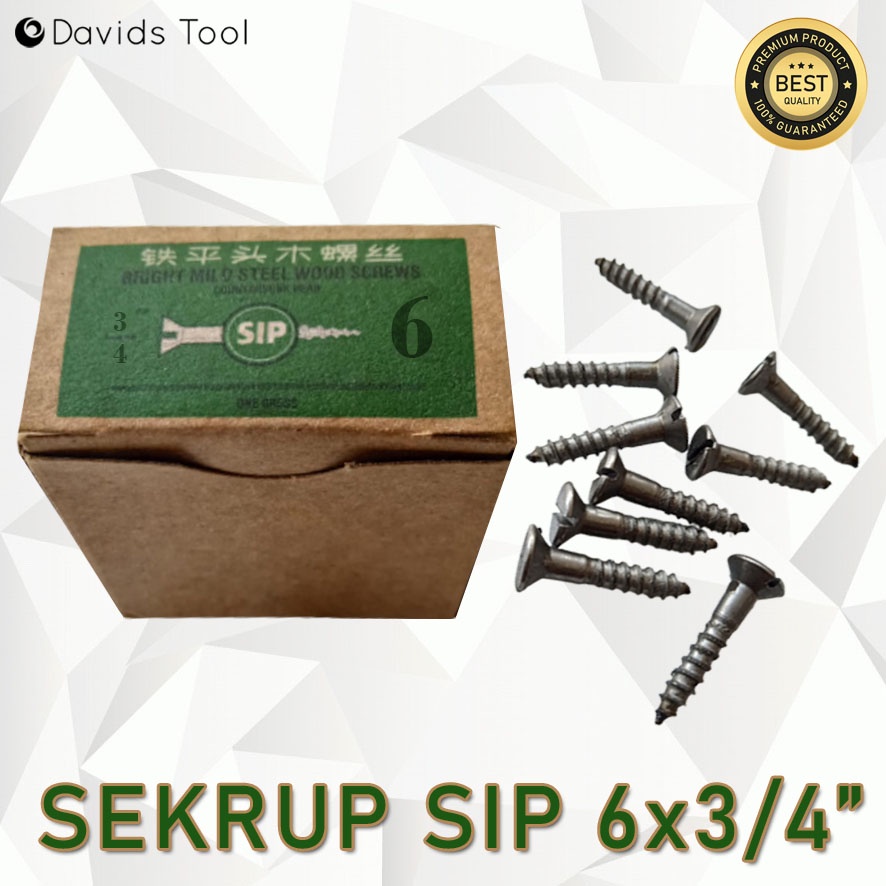 Sip Sekrup Kayu Skrup Screw 5/8 3/4