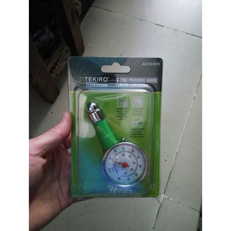 tekiro TG 1670 alat ukur tekanan angin ban tire pressure gauge TG1670