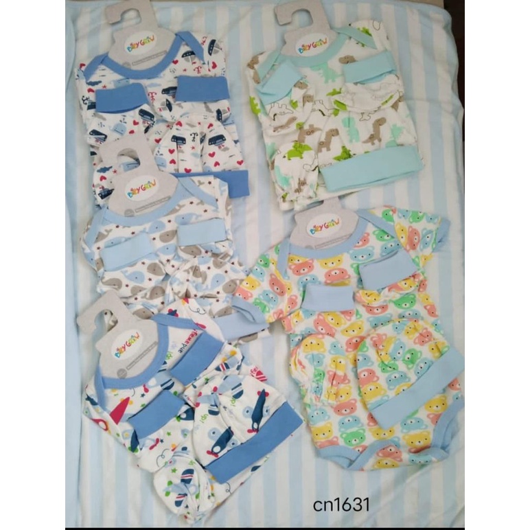 BABY GROW 4IN1 SET HANGER MIX / SETELAN BAYI