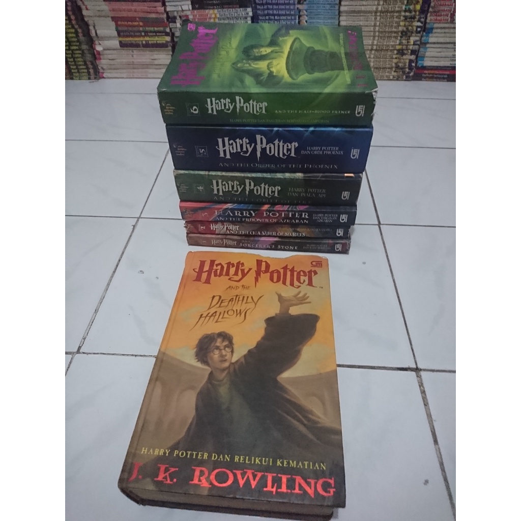 Novel Harry Potter 1-7 tamat lengkap set 2 - Bahasa indonesia