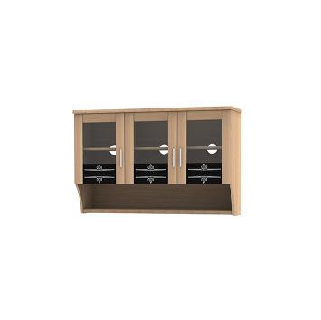 Kitchen Set Atas Tiga Pintu SUPER Furniture - KSA 473 (Oak)