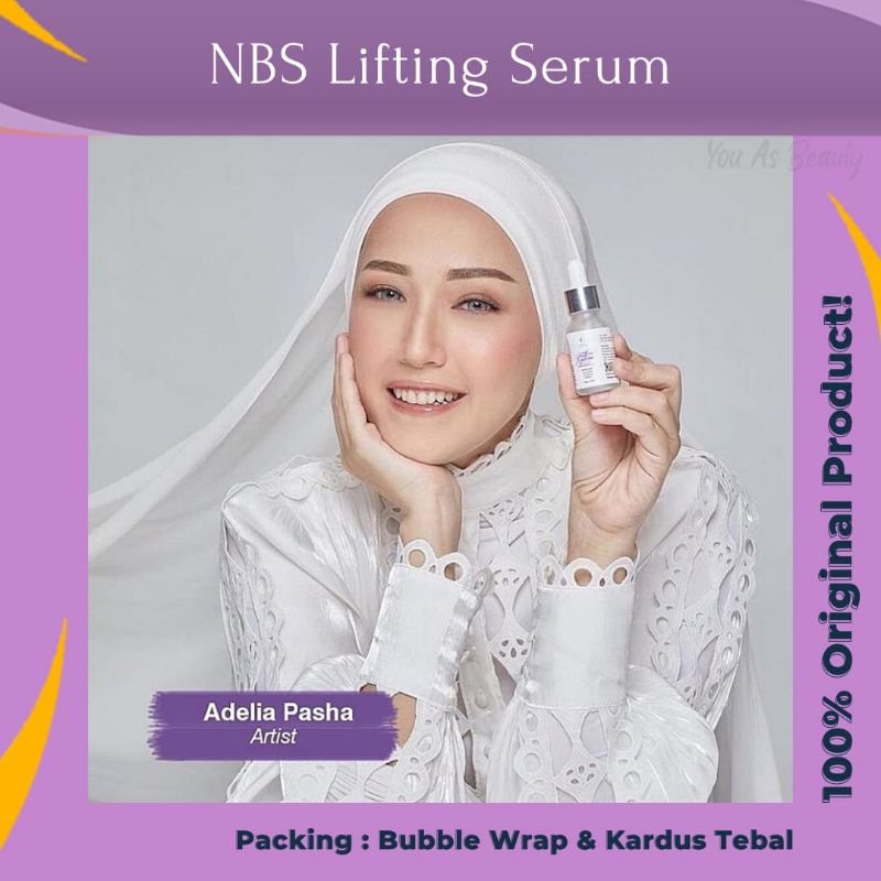 Serum Pemutih Wajah Glowing Menghilangkan Jerawat Mengecilkan Pori dan Flek Hitam Lifting Serum NBS