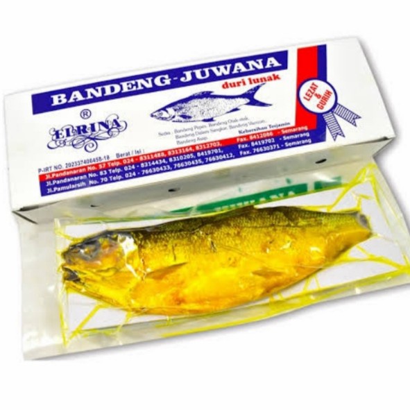 

1/2 KG BANDENG PRESTO ELRINA JUWANA SEMARANG VACUUM BASAH & KERING