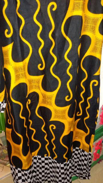 Batik Gamis Zhara Parang Zipper Belakang All Size Ld 100 & Jumbo Ld 120 P 140 Batik Pekalongan