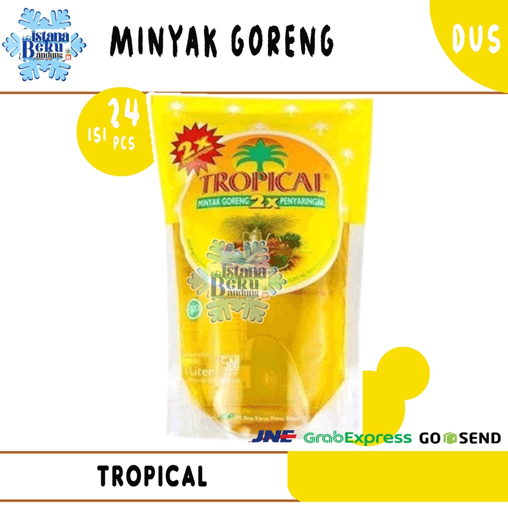 Tropical Minyak Goreng 500ml (1 Dus = 24 Pouch)
