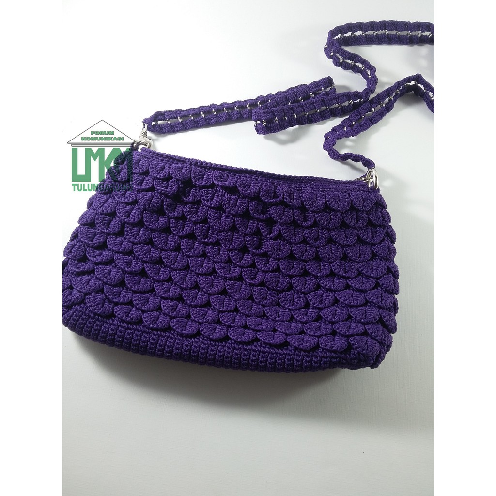 Tas Rajut Kecil A Ungu
