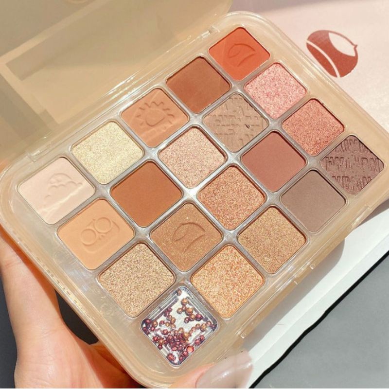 DIKALU CHESTNUT 20 COLOUR EYESHADOW PALETTE EYESHADOW 20