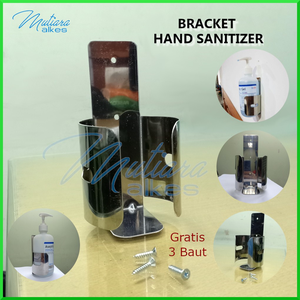 Bracket Hand Wash. Bracket Aseptic. Breket. Gantungan Aseptic. Tempat Hand Sanitizer