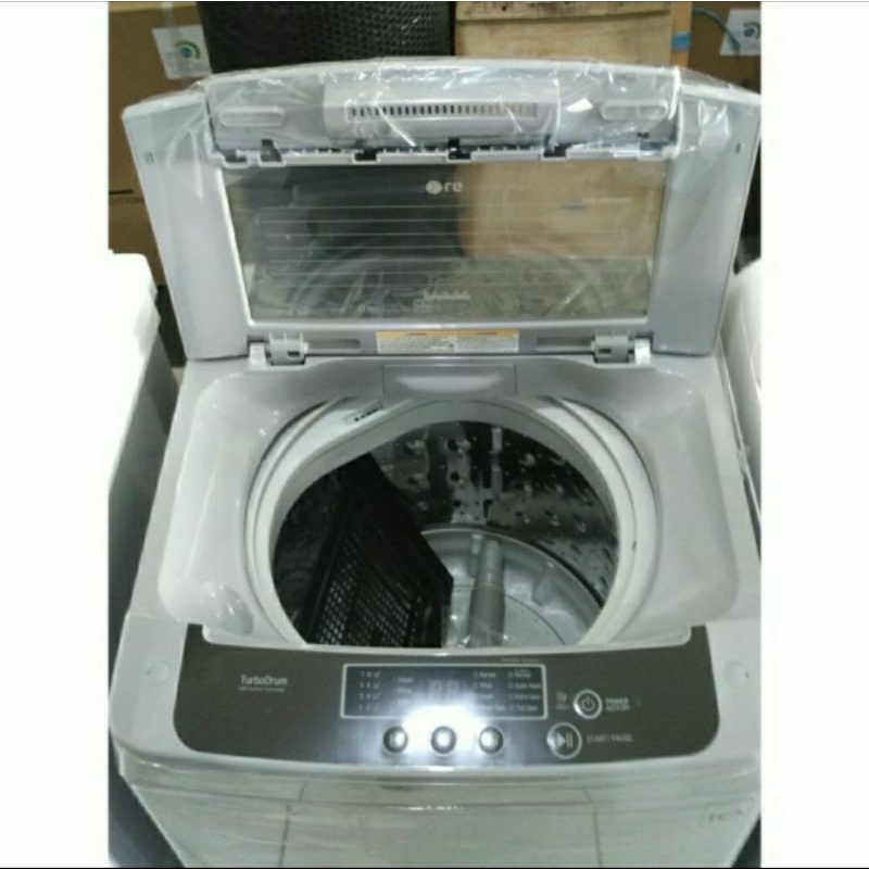 T-2107VSPCK 2107-VSPCK Mesin Cuci LG Inverter 1 Tabung Otomatis 7Kg