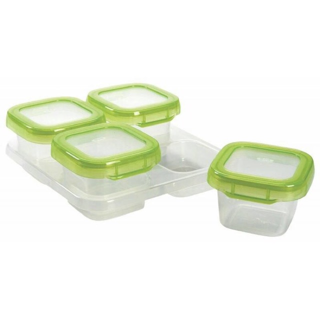 OXO Tot Baby Blocks Freezer Storage Containers 4oz MPASI