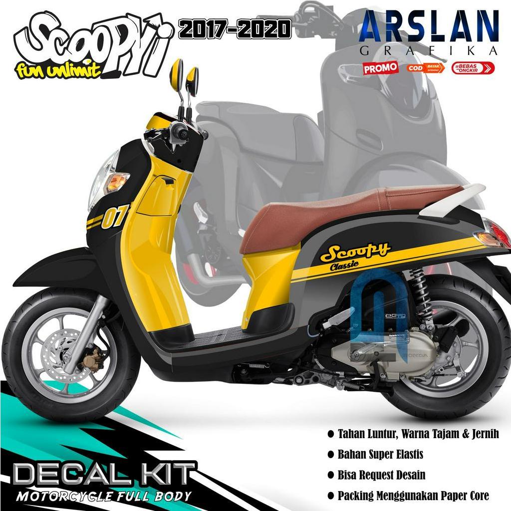 BISA COD Decal Scoopy New 2018 2019 2020 Full Body Stiker Scoopy New 2018 2019 2020 Full Body Desain
