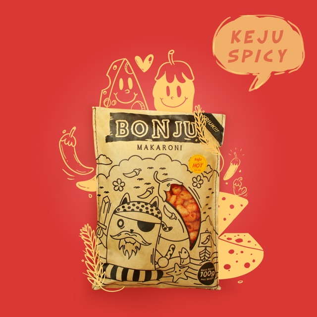 

Makaroni Bonju Keju Spicy