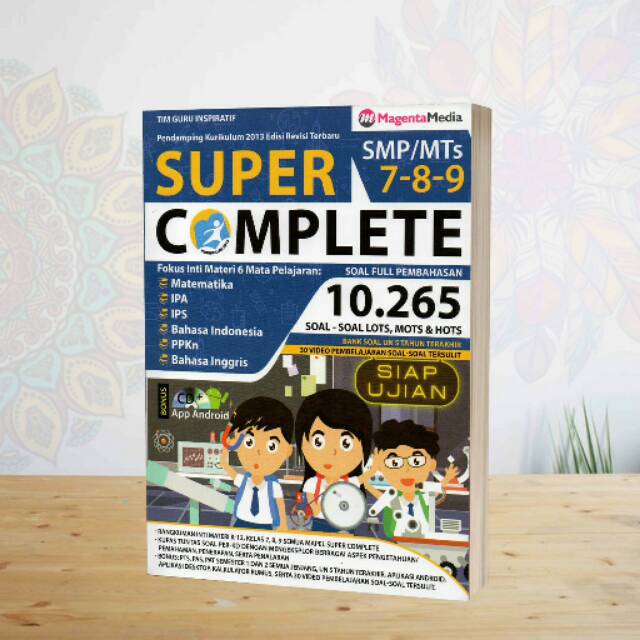 Buku Soal SUPER COMPLETE Semua Mata Pelajaran SMP/MTS KLS 7,8,9