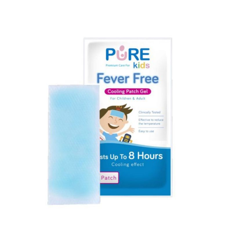 Pure Kids Fever Free Cooling Patch Gel Isi 4