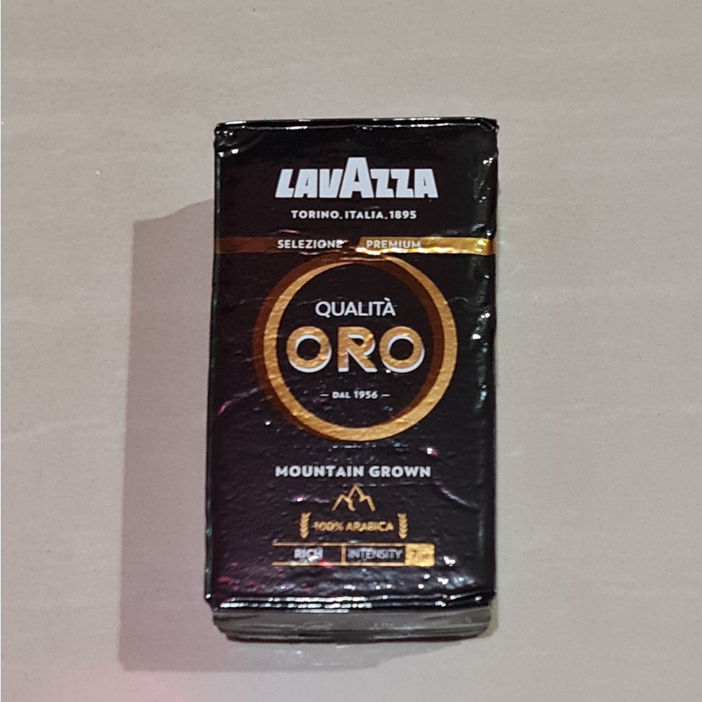 Kopi Lavazza Qualita Oro Mountain Grown Ground Coffee 250 Gram