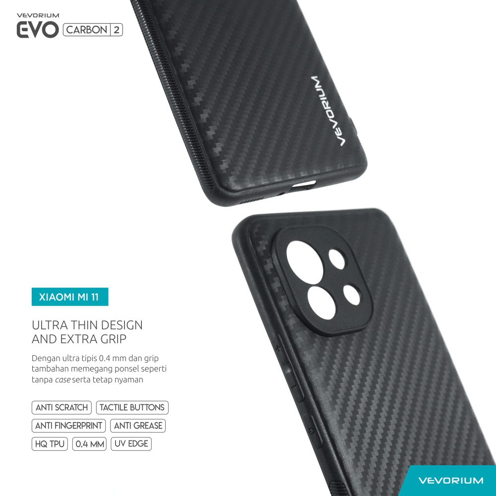 VEVORIUM EVO CARBON Xiaomi Mi 11 Mi11 Soft Case Softcase